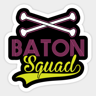 Baton Squad - Baton Twirler Sticker